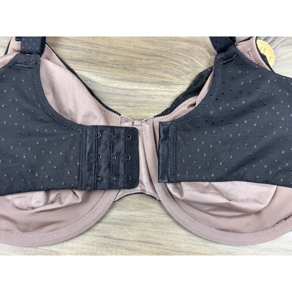 NEW WACOAL 855303 BACK APPEAL SMOOTHING UNDERWIRE BRA BLACK 44C - Picture 8 of 8